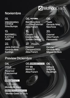 Mondo X Agrio Tracks X Rapid Trax: Dart B2B Tjade / Newtone B2B Essy / Isa Appeldoorn