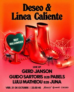Deseo Y 0800-Linea-Caliente Presentan Halloween With Gerd Janson