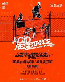 Acid Resistance Presenta: Underground Forces Bcn