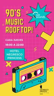 90´S Music Rooftop Party - Free Entrance