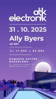 Atik Electronik: Halloween Rooftop Party W/ Ally Byers