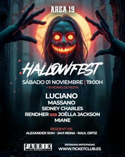 Hallowfest Fabrik With Luciano And Massano