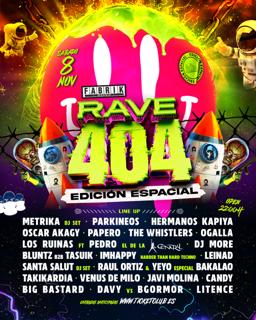 Rave 404 Edición Espacial En Fabrik