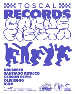Carne Fiesta X Toscal Records With Drummer