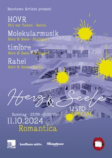 Herz & Seele - 12H Special W./ Hovr, Tim|Bre, Rahel, Molekularmusik