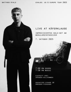 Matthew Ryals - Exalge: Us & Eu Tour 2025