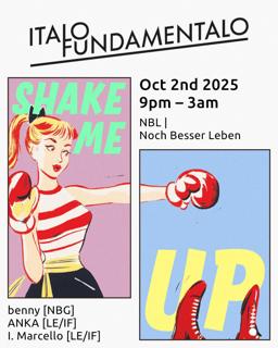 Italo Fundamentalo Präsentiert „Shake Me Up'