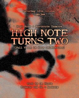 High Note Turns Two Presents Floating Points (Uk / Dj Set) + More