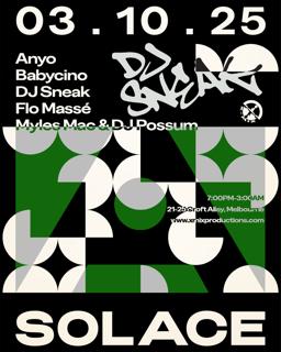 Solace Invites Dj Sneak & Flo Massé