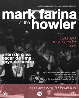 Refuge, Musical Chairs & Love Forever Pres. Mark Farina