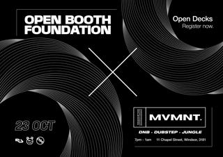 Mvmnt X Open Booth Foundation Present: Open Decks