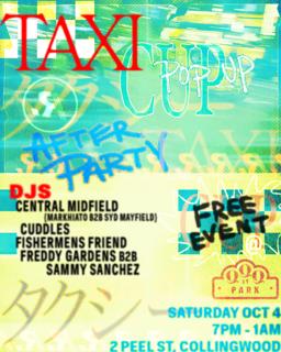 Taxi Cup, Tokyo Pop Up - After Party