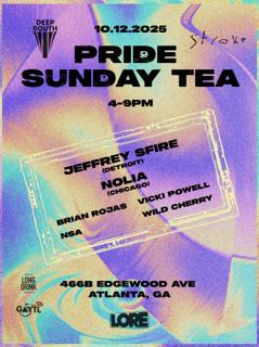 Deep South X Stroke Pride Sunday Tea
