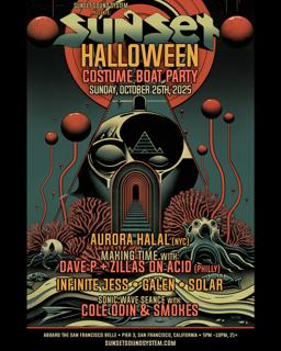Sunset Sound System Halloween Costume Boat + After-Party 2025