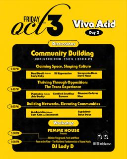 Viva Acid Day 2 Community Building