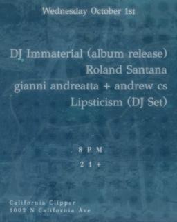 Dj Immaterial Album Release Show