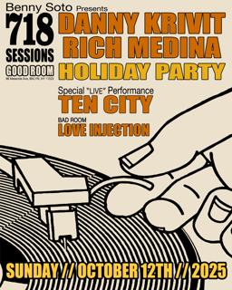 718 Sessions-Danny Krivit + Rich Medina + Love Injection + Ten City-Live