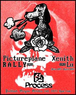 Process Club Night With Pictureplane B2B R A L L Y, Xenith B2B Lu