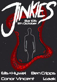 Jinkies At Bar105 With Hywel + Elis, Ben Cripps