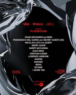 Vbx, Fabric & Loud-Contact Present: Playground