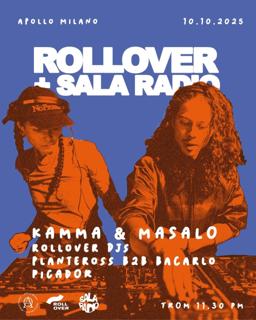 Rollover + Sala Radio With Kamma & Masalo