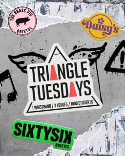 Triangle Tuesdays - 3 Venues - 1000 + Students - 1 Ticket