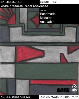 Tresor Berlin With Handmade, Madalba, Amulador