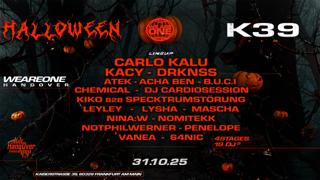 We Are One X Hangover X K39 - Halloween | 4 Floors - 3 Etagen