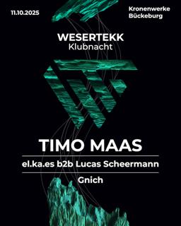 Wesertekk Klubnacht W/Timo Maas