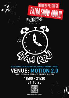4Am Kru - Bristol Halloween Gig Show - Venue: Motion 2.0 (Extra Date Added)