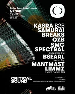 Critical Sound X Pullup: Kasra, Samurai Breaks, Qzb, Smg [Club Culture]
