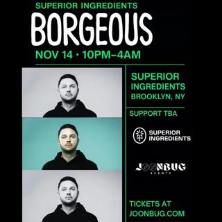 Borgeous Live Brooklyn – Nov 14, 2025