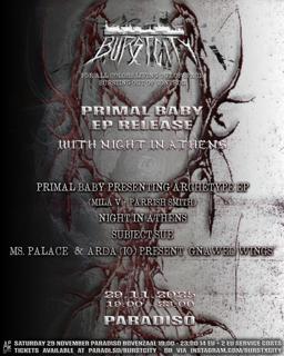 Burst City: Primal Baby Ep Release Special With Night In Athens