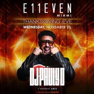 Dj Pauly D Thanksgiving Eve
