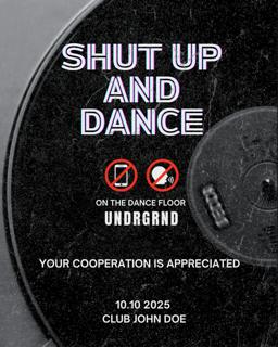 Shut Up And Dance