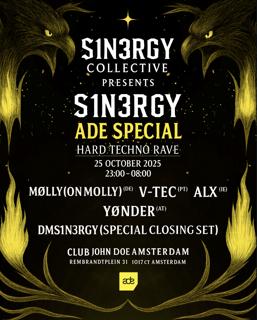 S1N3Rgy Collective Presents: S1N3Rgy Ade Special Hard Techno Rave