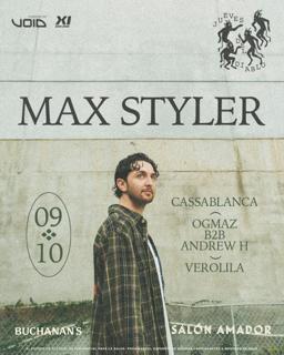 Max Styler At Salón Amador