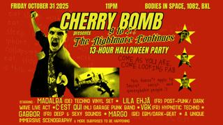 Cherry Bomb '9 To 5: The Nightmare Continues' 13-Hour Halloween Party 