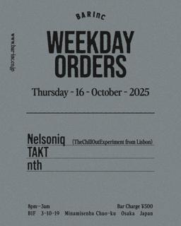 Weekday Orders
