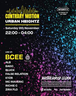 Contrary Motion X Urban Heightz D&B: Bcee (Spearhead Records)