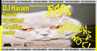 Faq X Hviezdne Noci With Dj Haram / Canva6 / Gb Clifford / Vermilion / Seafur