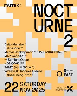 Mutek.Jp 2025: Nocturne 2