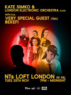 Kate Simko & London Electronic Orchestra (Live) + Special Guest Dj + Bekefi