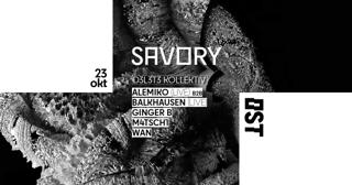(5€) Savory - Techno Every Thursday