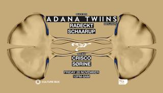 Adana Twins / Radeckt / Schaarup / Prog Realm: Crisco / Sørine