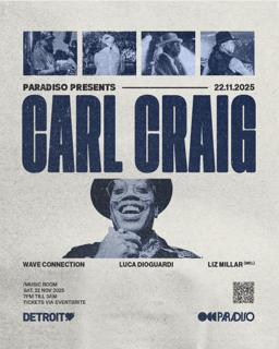Paradiso Music Room Presents Carl Craig (Detroit)