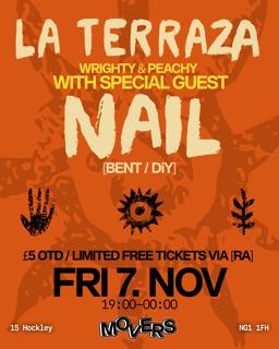 La Terraza: Nail (Bent, Diy), Wrighty & Peachy