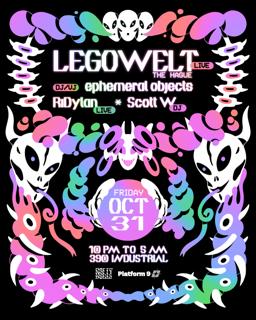 Dolly Halloween With Legowelt (Live) + Ridylan (Live), Ephemeral Objects (Dj/Vj), Scott W