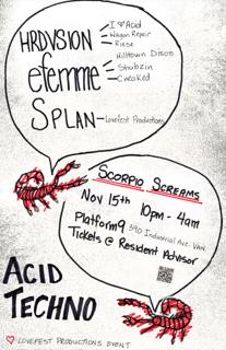Scorpio Screams With Hrdvsion, Efemme, Splan