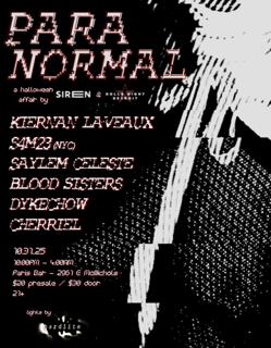 Siren + Dolls Night Present: Paranormal